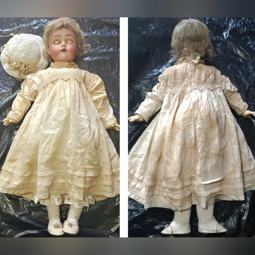 Vintage RARE 26" Simon & Halbig K*R Big Eye #65 German Character Child Doll - Picture 9 of 16